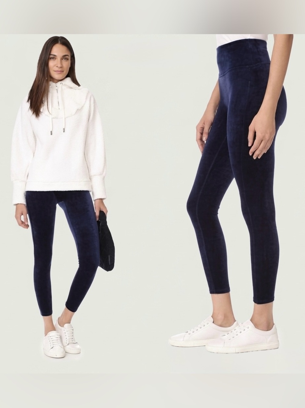 SPANX Blue Velvet Slimming Leggings